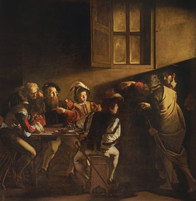 La vocazione di San Matteo da Michelangelo Merisi Caravaggio